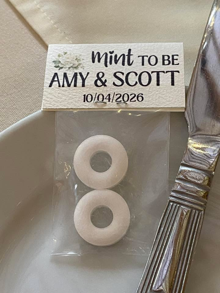 Sweet Wedding favours packets (empty)