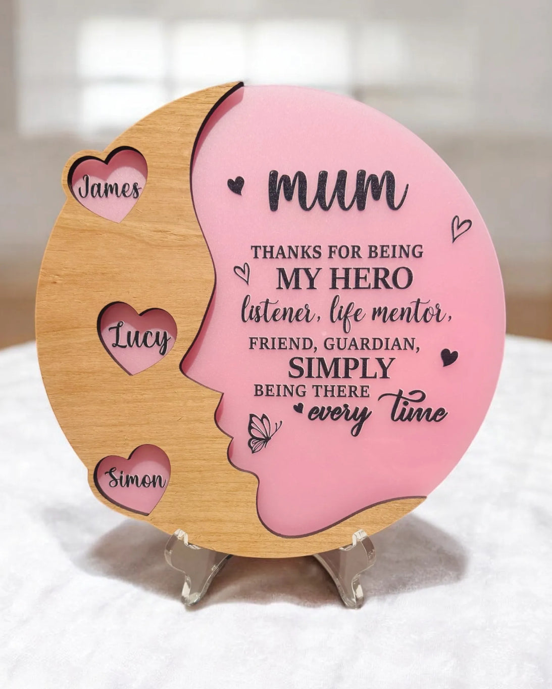 Lady’s heart plaque