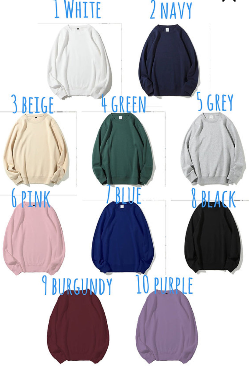 Standard Fonts Embroidered Adults Sweater