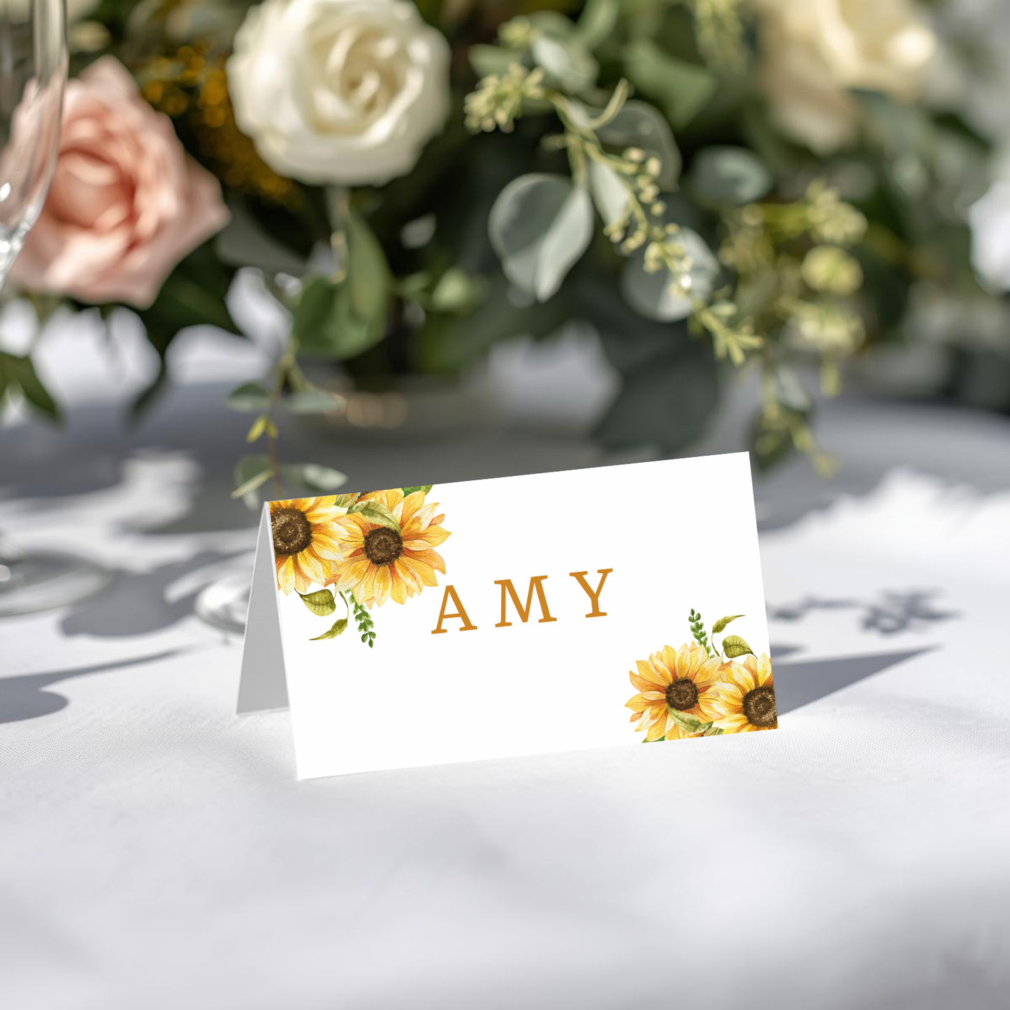 Folded Name place cards