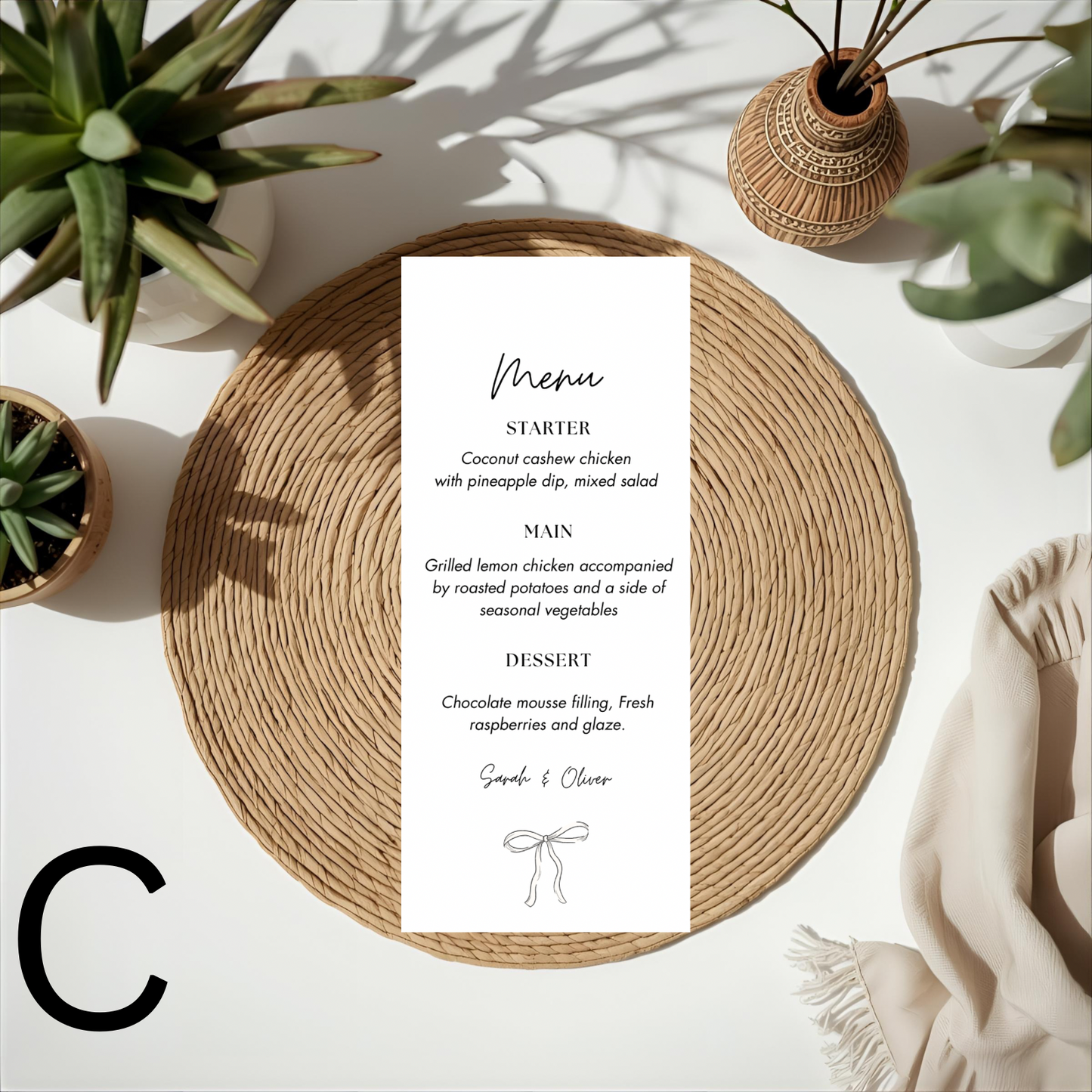 Menu Cards