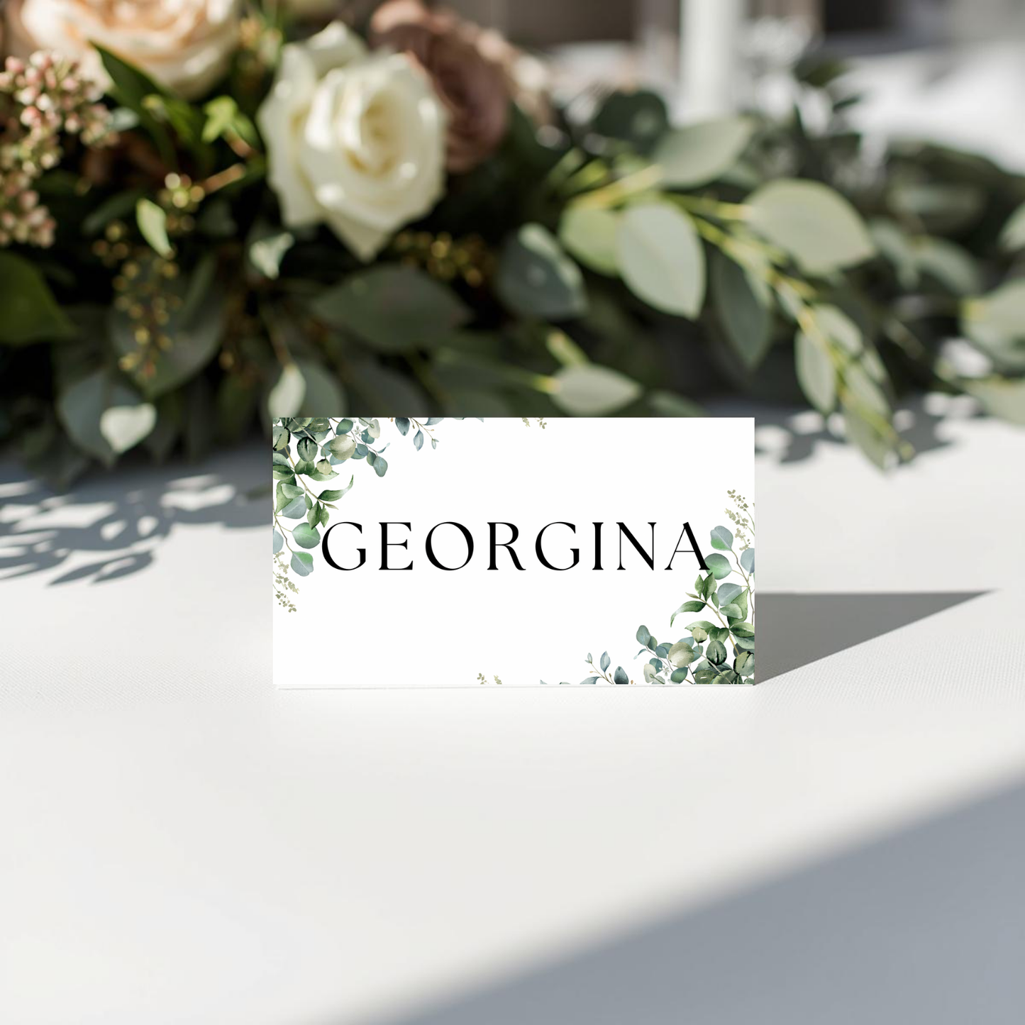 Folded Name place cards