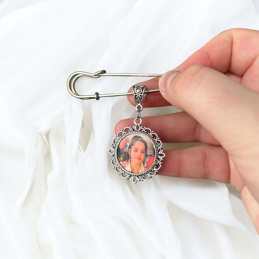 BOUQUET CHARM - 1 PENDANT & PIN 25MM