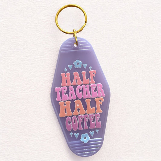 Teacher motel key rings
