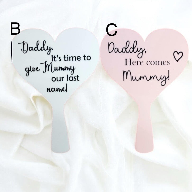 Wedding paddles