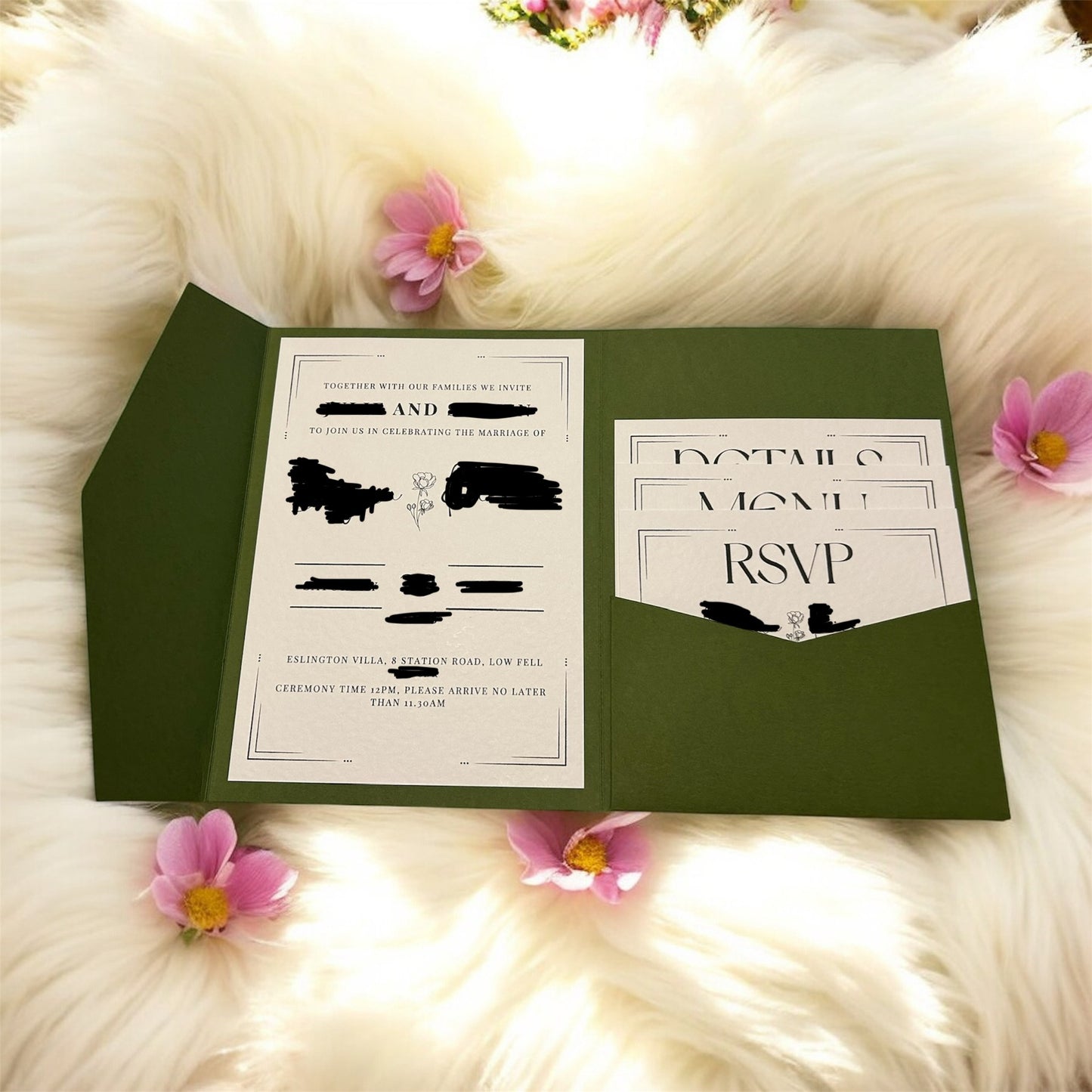 Digital Download for 5x7 Tri envelope Insert cards