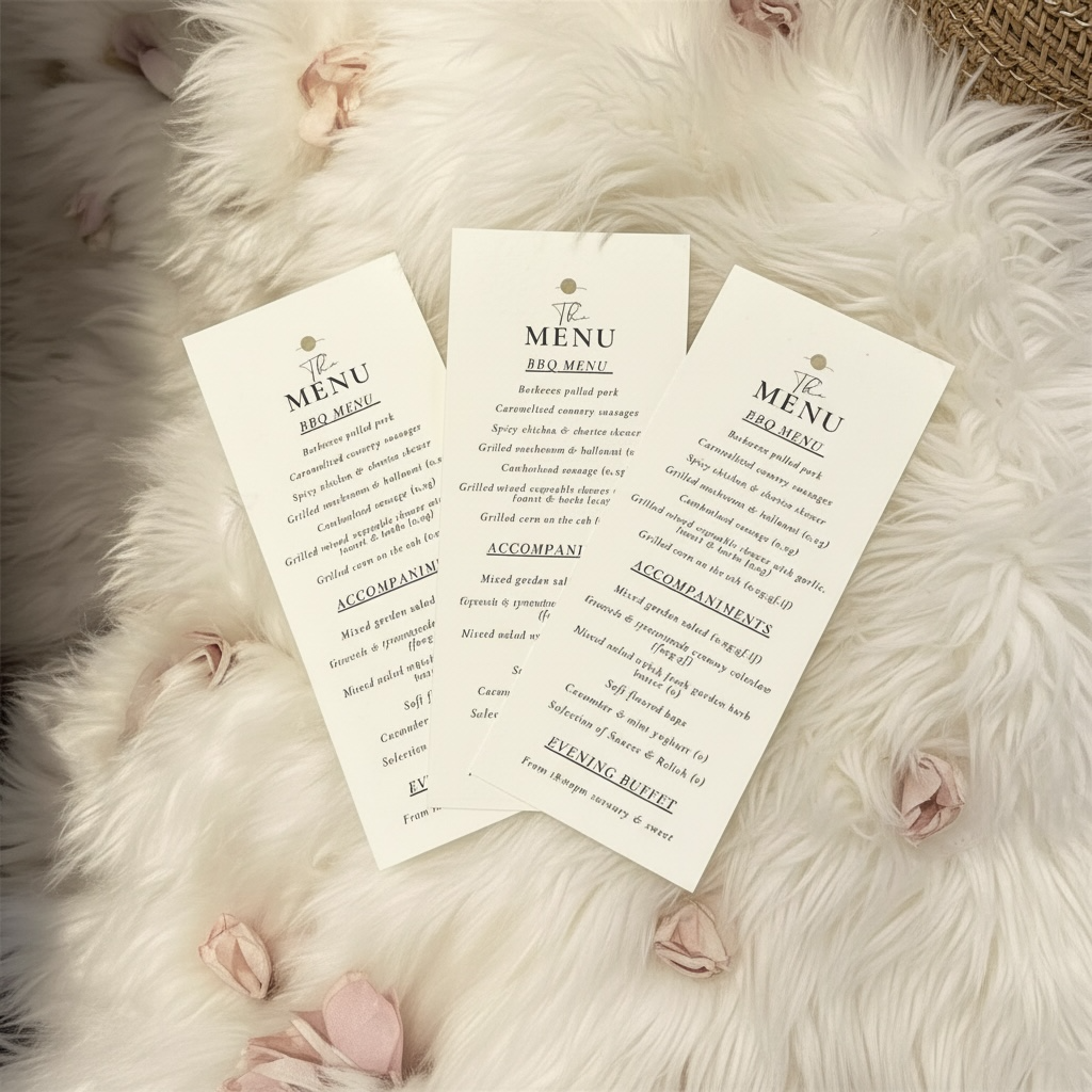 Menu Cards