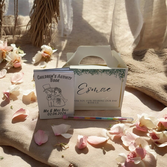 Wedding personalised Treat boxes