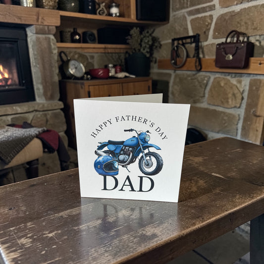 Father’s Day Motorbike Card