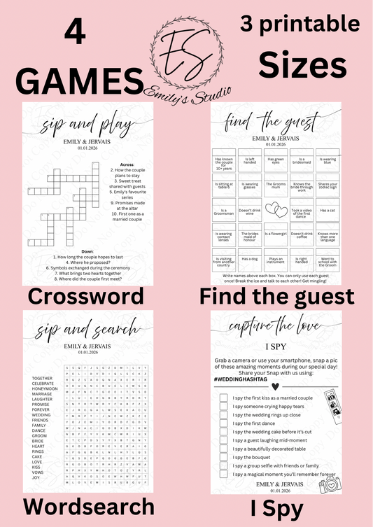 Games Digital Download- Canva