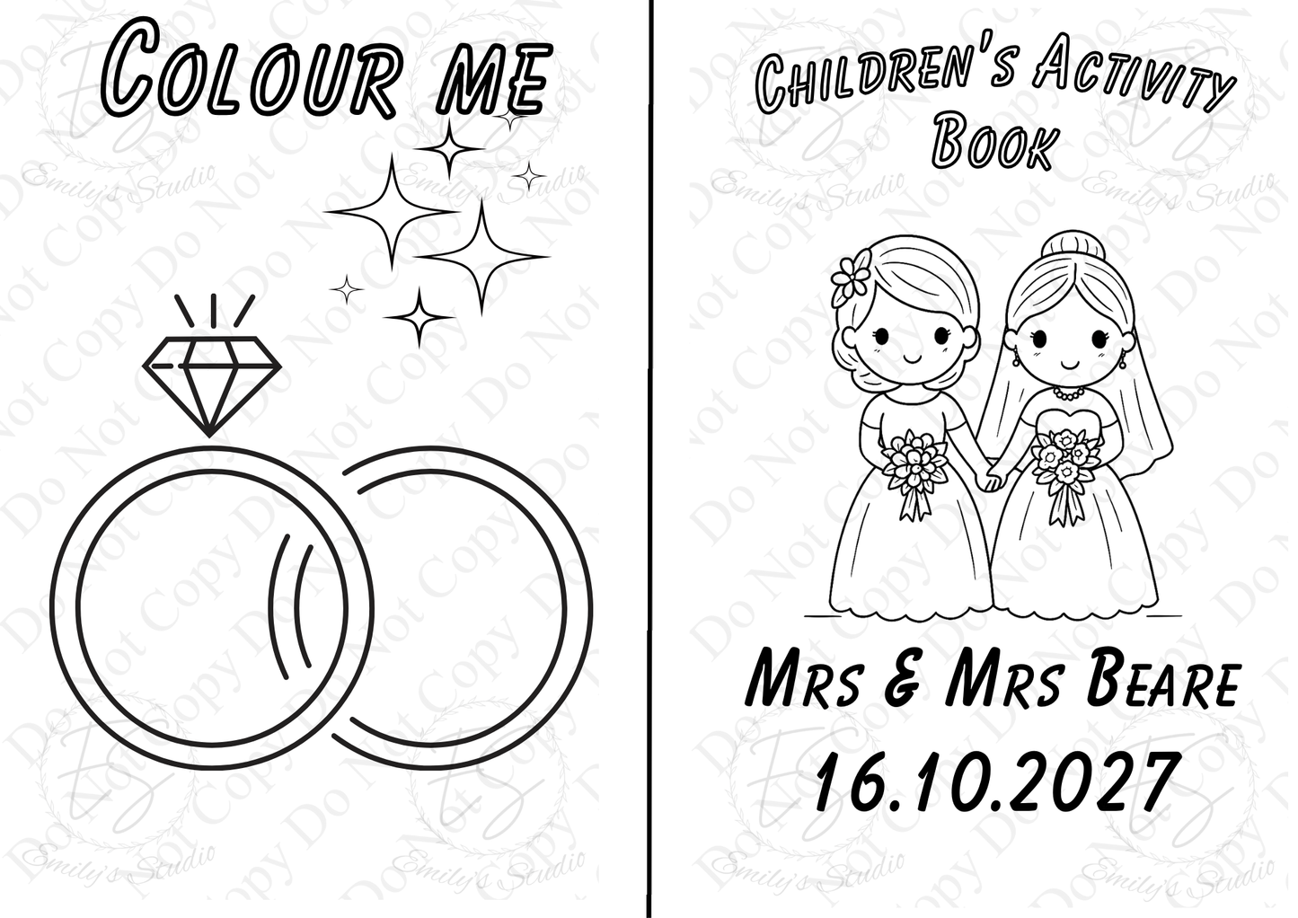 Digital Download Activity pack template