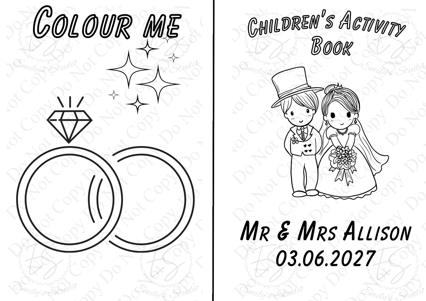 Digital Download Activity pack template